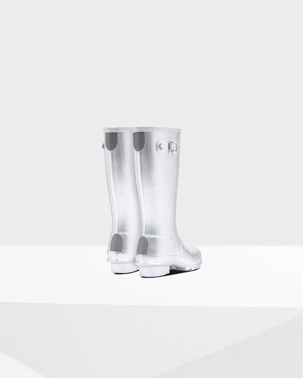 Hunter Original Big Metallic Rain Boots - Sale Online Kids Silver - ZQRYKB342